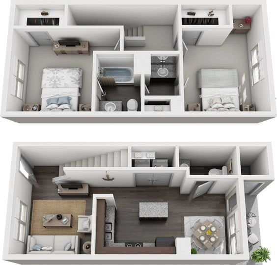 Desain-Rumah-Minimalis-2-Lantai-6x12-fungsional